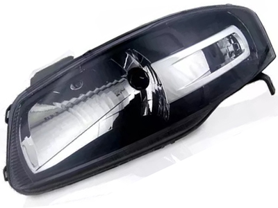 Farol gol 05 12 le mascara negra pisca cromado