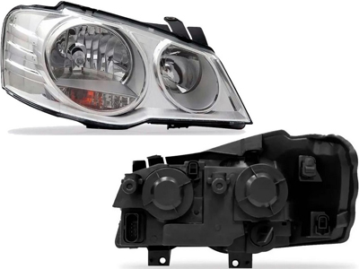 Farol Golf 07/13 LD (Máscara Cromada)