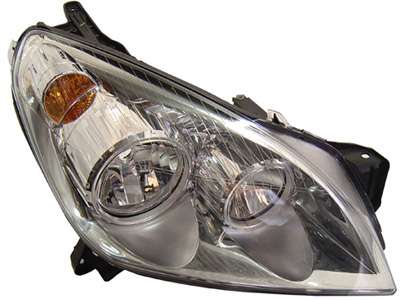 Farol vectra 06 09 ld mascara cromada