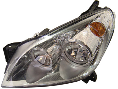 Farol vectra 06 09 le mascara cromada