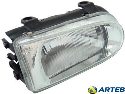 Farol gol 95 99 ld mascara cromada