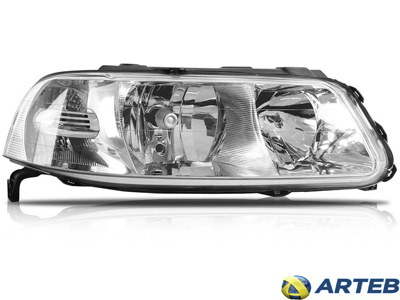 Farol gol 00 04 ld foco duplo mascara cromada b573d115 7f93 4841 b666 ca6ad5287e33