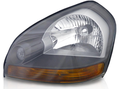 Farol tucson 09 le mascara negra pisca ambar