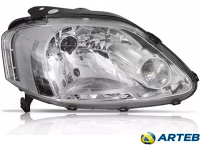 Farol fox 03 09 ld foco simples mascara cromada 4449b4ff cda2 4a9a 9f71 f9d19a19e76a