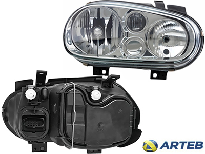 Farol golf 99 06 ld mascara cromada s auxiliar 847204c8 48a2 477f 9ec9 8b5d13064792