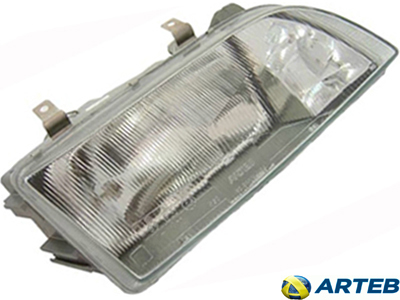 Farol monza 91 ld s auxiliar s metalizacao moldura