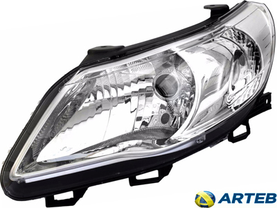 Farol gol 08 12 le mascara cromada foco simples ffc291ef d667 45a1 8c50 88194fa85ed0