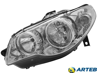 Farol Palio 04/ LE (Máscara Cromada - Defletor Cromado)