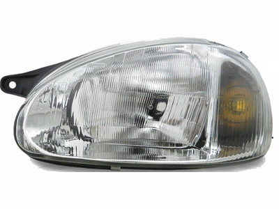 Farol Corsa 94/99 LE (Máscara Cromada - Pisca Âmbar)