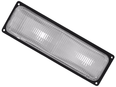 Lanterna silverado cristal de frontal