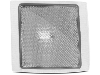 Lanterna silverado cristal de lateral inferior c lampada