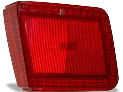 Lanterna chevette 80 82 sedan vermelha td canto