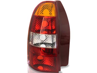 Lanterna Palio Weekend 01/03 Tricolor TE (Carcaça Vermelha)