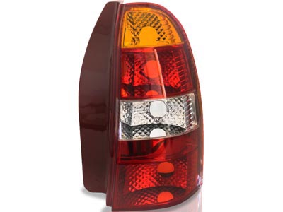 Lanterna Palio Weekend 01/03 Tricolor TD (Carcaça Vermelha)