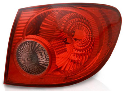 Sinaleira corolla 05 08 bicolor td canto pisca rosa