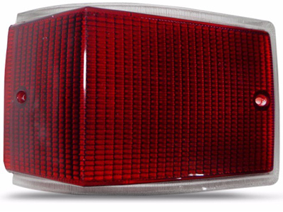 Lente lanterna brasilia 77 vermelha tras canto