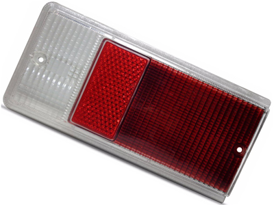 Lente Lanterna Brasilia /77 Bicolor Tras. (Reta)