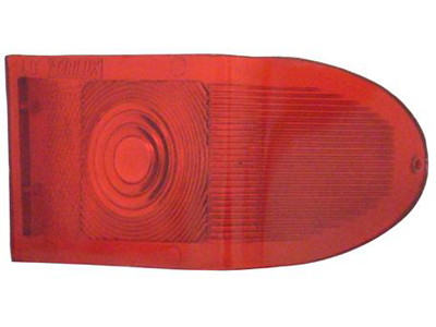 Lente Lanterna Rural/F-75/Willys Vermelha TD (Canto, Curva)