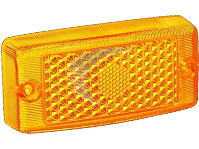 Lente sinaleira lateral mbb 709 912 onibus ambar