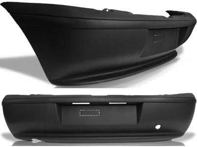 Parachoque Traseiro Palio 96/00 (Preto)