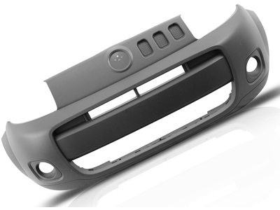 Parachoque dianteiro uno 10 14 cinza modelo novo