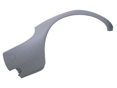 Parachoque dianteiro ka 97 02 lado esquerdo preto