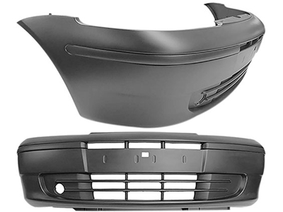 Parachoque Dianteiro Palio 01/07 (Preto Liso - S/Milha)