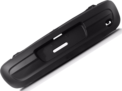 Parachoque traseiro celta 06 preto liso