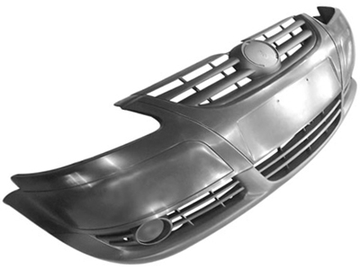 Parachoque Dianteiro Fox 08/09 e Spacefox /10 (Preto)