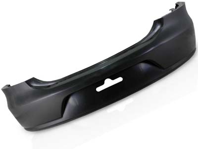 Parachoque traseiro voyage 09 12 preto