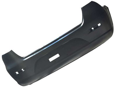 Parachoque traseiro siena 08 11 preto
