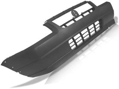 Parachoque dianteiro uno way 08 11 cinza