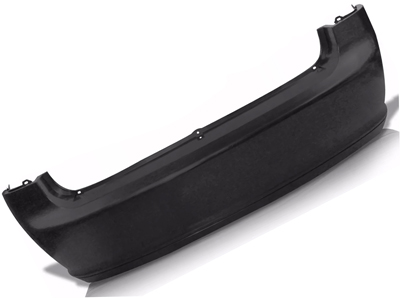 Parachoque traseiro classic 10 preto