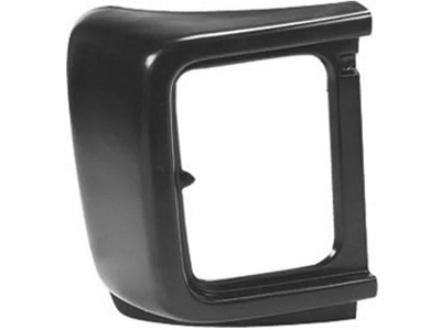 Moldura farol mbb cara preta 1113 2219 ld plastico