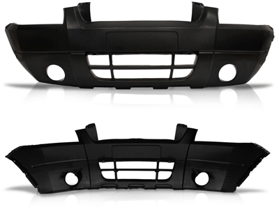 Parachoque Dianteiro Ecosport 03/07 (Preto - C/Milha)