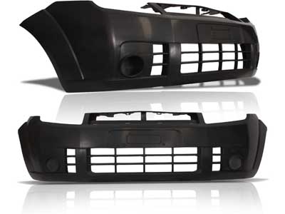 Parachoque Dianteiro Fiesta 08/10 (Preto - S/Milha)