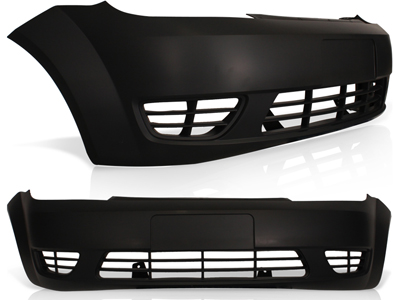 Parachoque Dianteiro Fiesta 03/07 (Preto Liso - S/Milha)