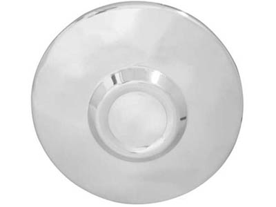 Calota Fusca/Brasilia/Kombi Cromada (Metal, 4 Furos)