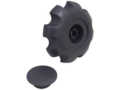 Manopla Banco KA/Fiesta 96/99 e Escort 97/ Preto (C/Tampa)