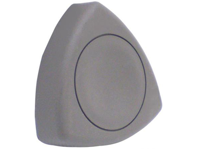 Manopla Banco Gol/Parati/Saveiro 95/96 Cinza (C/Tampa)