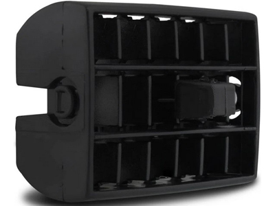 Difusor Ar Painel Gol 88/94 Preto