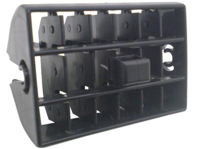 Difusor Ar Painel Santana 91/ Preto (Central)