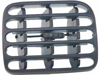 Difusor ar painel clio 00 ld cinza escuro central