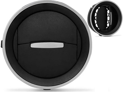 Difusor ar painel gol 13 borda prata miolo prata