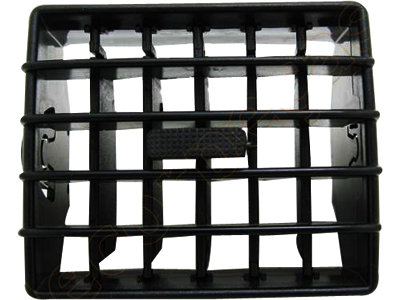 Difusor ar painel palio 05 preto central lateral