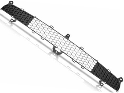 Grade parachoque palio 12 central cinza superior