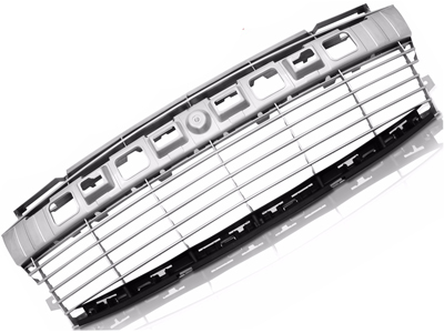 Grade Parachoque Peugeot 207 08/ (Prata)