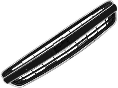 Grade meriva 09 preta friso preto aro cromado