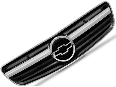 Grade vectra 06 09 preta moldura cromada friso cromado