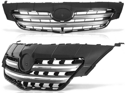 Grade corolla 09 11 preta frisos cromados